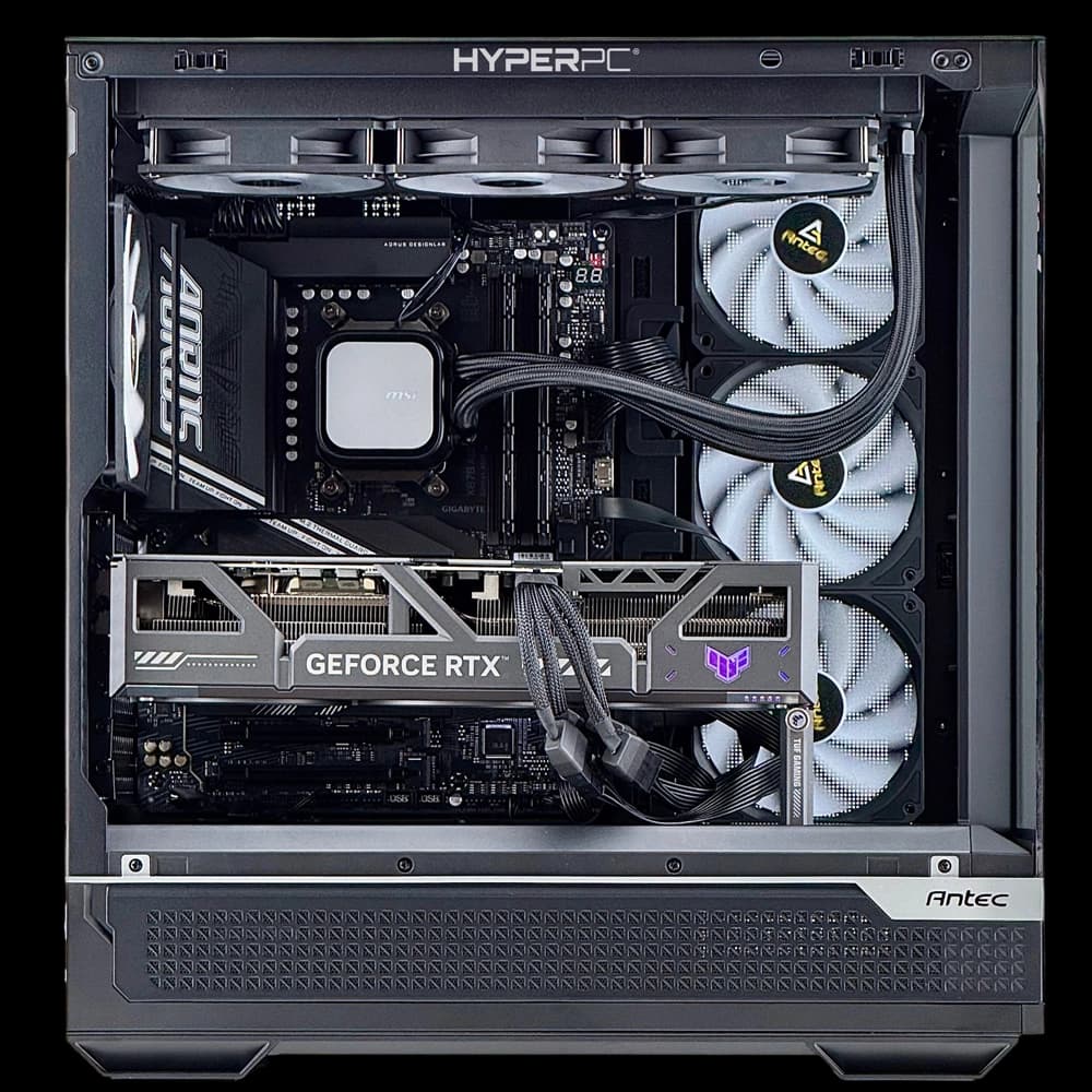 PC GAMER INTEL Core Ultra 9 285K 128Gb DDR5 2Tb RTX 5090 32GB, vista lateral del interior