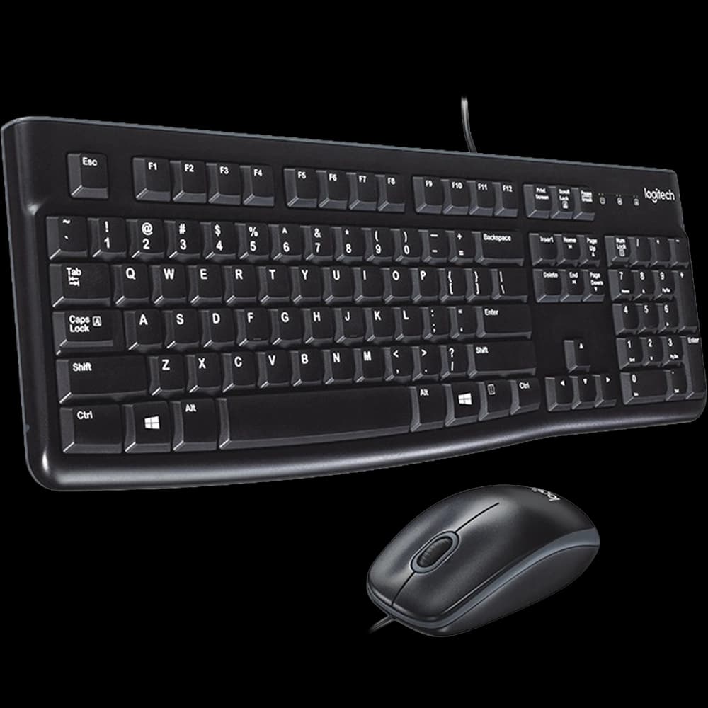 Fotografía del producto kit Logitech MK120 teclado+mouse, alámbrico